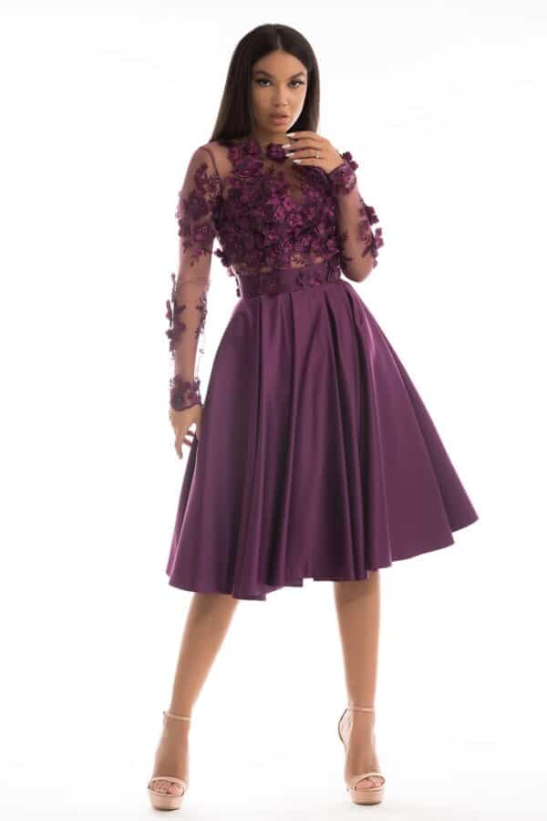 Rochie Angela Mov Pruna