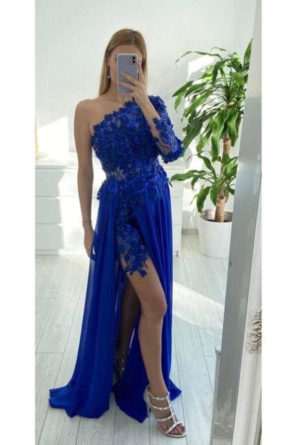 Rochie Iris Albastru Royal - imagine 2