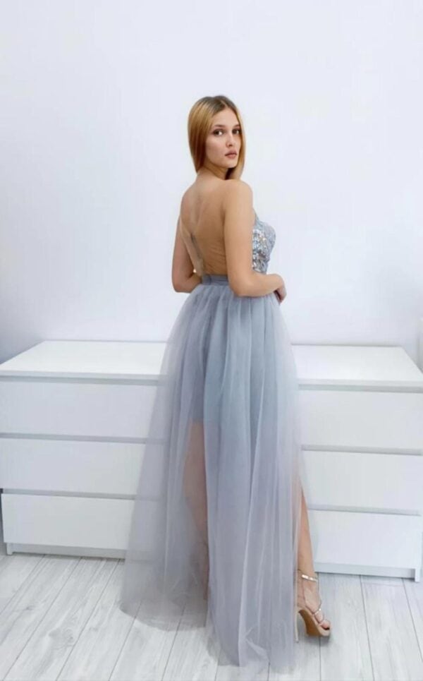Rochie Tulle cu Broderie DYA29 - imagine 6