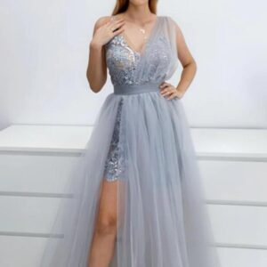 Rochie Tulle cu Broderie DYA29