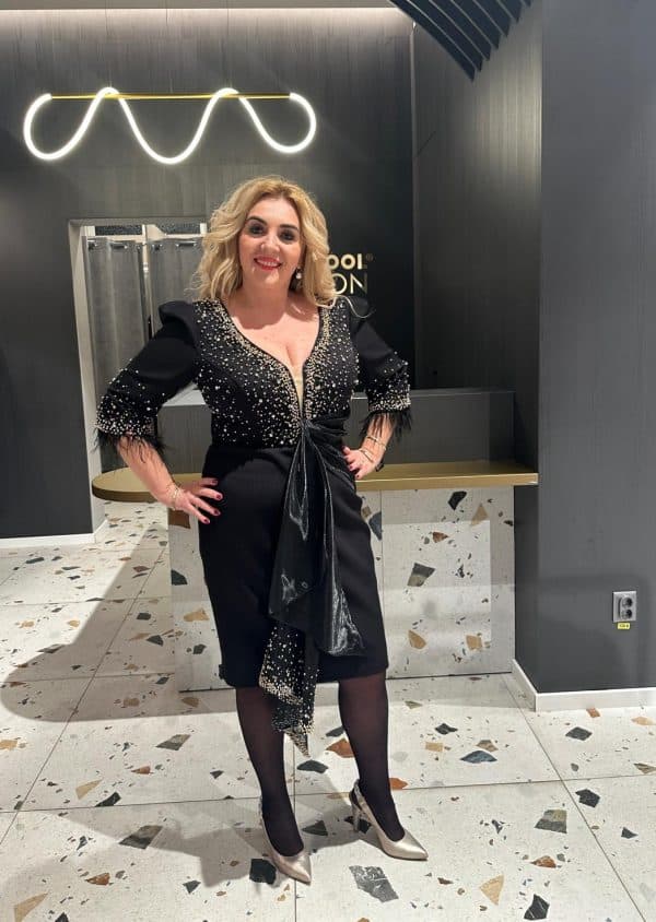 Rochie cu Pene DYA3211