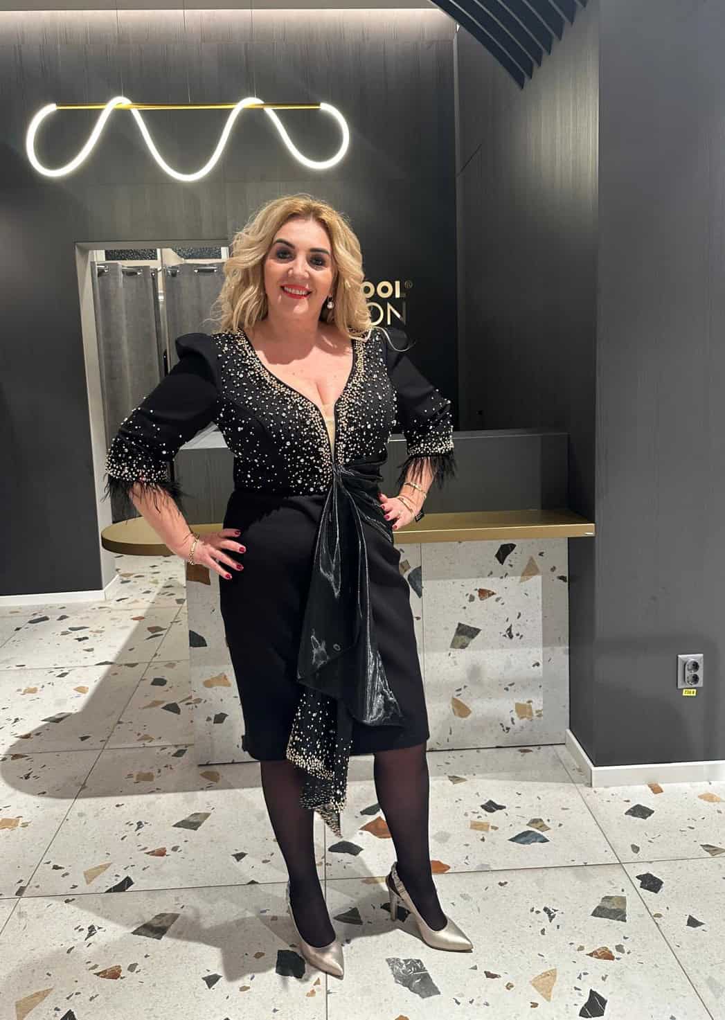 Rochie cu Pene DYA3211