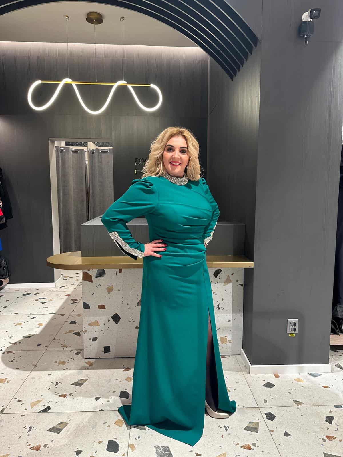 Rochie cu Cristale DYA327 - imagine 4