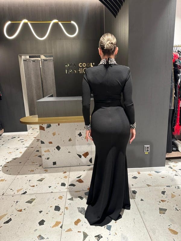 Rochie cu Cristale DYA329 - imagine 4
