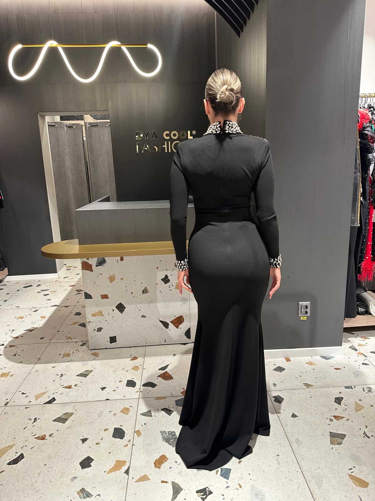 Rochie cu Cristale DYA329 - imagine 4