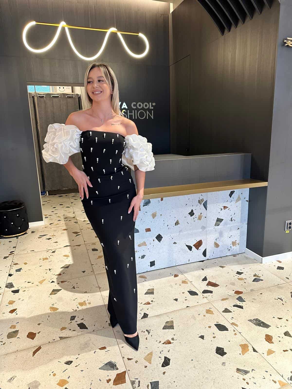 Rochie cu Perle DYA20 - imagine 4