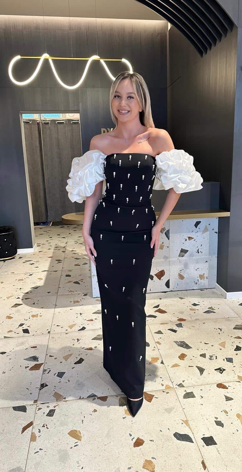 Rochie cu Perle DYA20