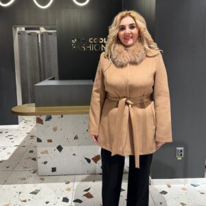 Palton Scurt Cu Blana Naturala DYA307