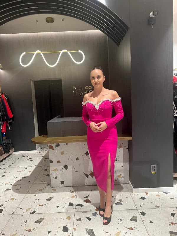 Rochie cu Perle DYA330 - imagine 6
