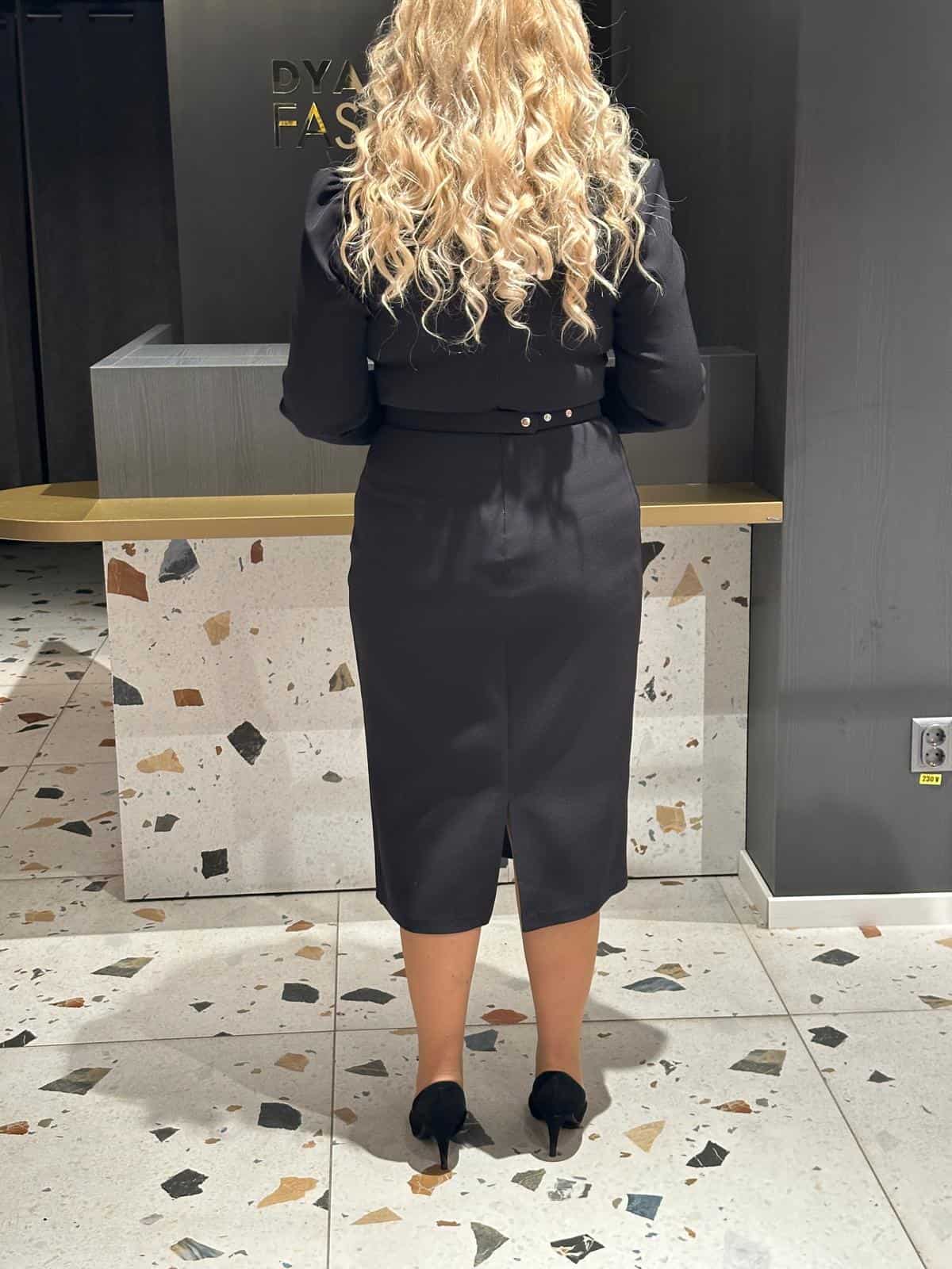 Rochie cu Curea  DYA334 - imagine 4