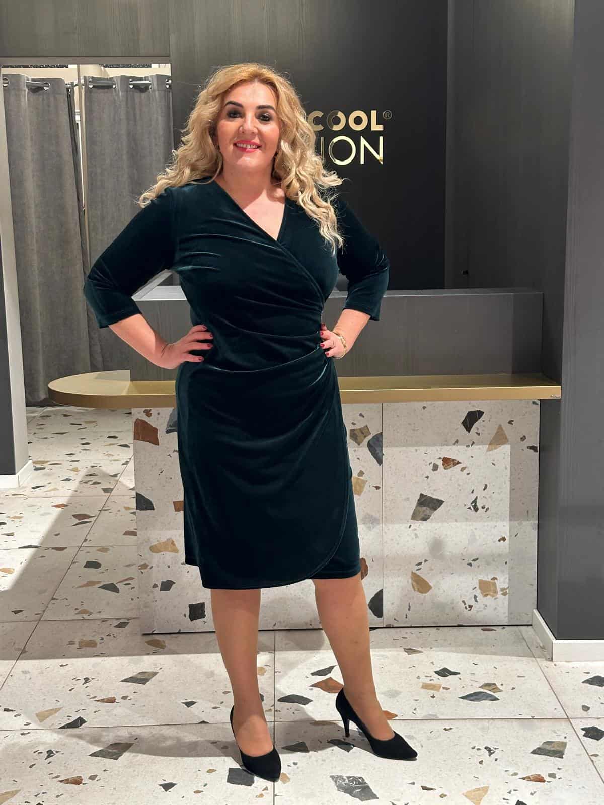 Rochie Velour DYA336 - imagine 3