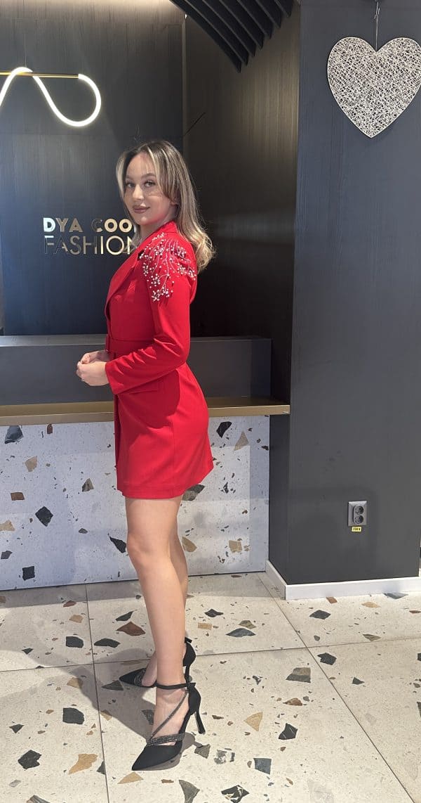 Rochie Scurtă tip Sacou DYA375 - imagine 3
