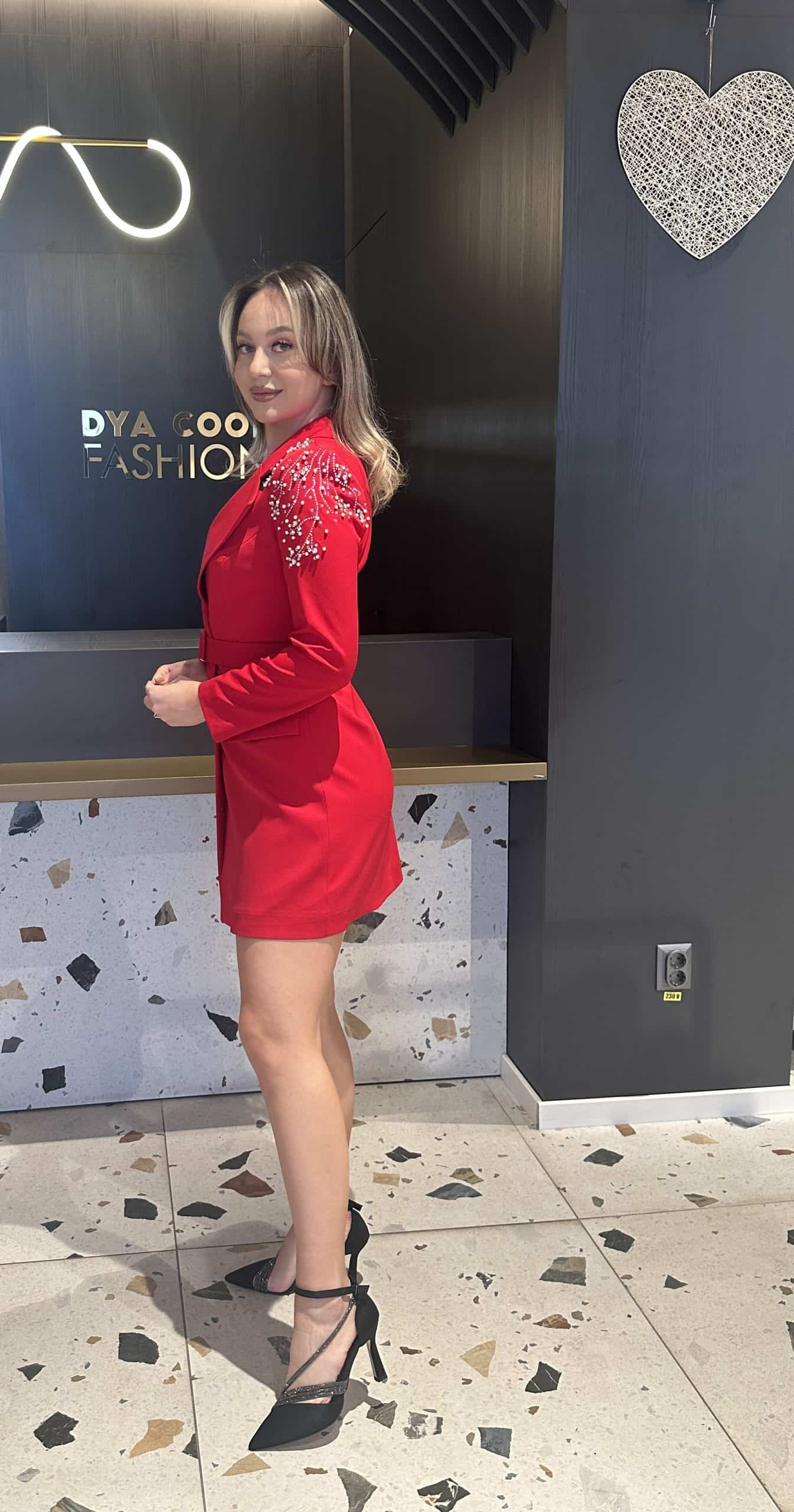 Rochie Scurtă tip Sacou DYA375 - imagine 3
