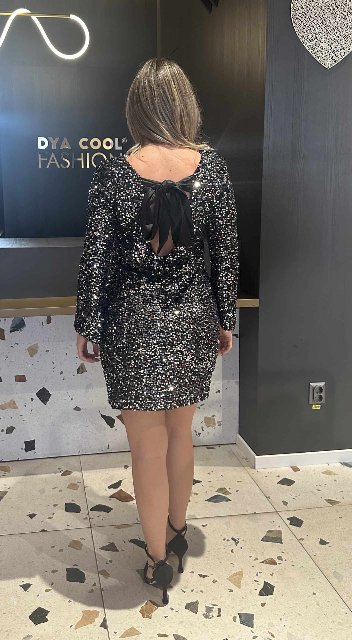 Rochie Scurta cu  Paiete DYA377 - imagine 4