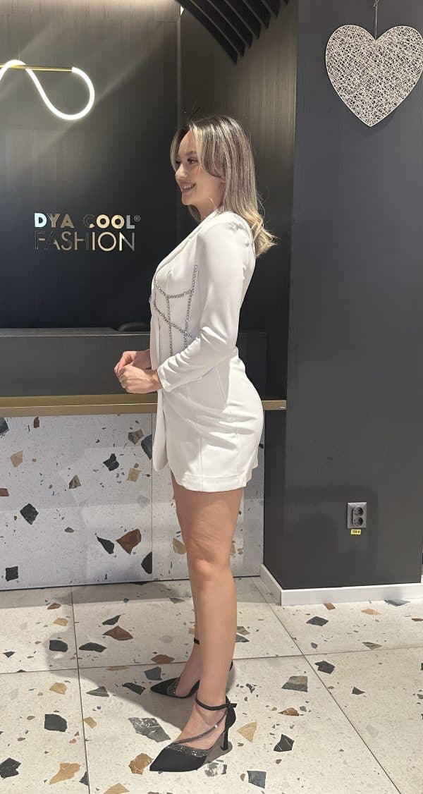 Rochie Scurta tip Sacou DYA402 - imagine 6
