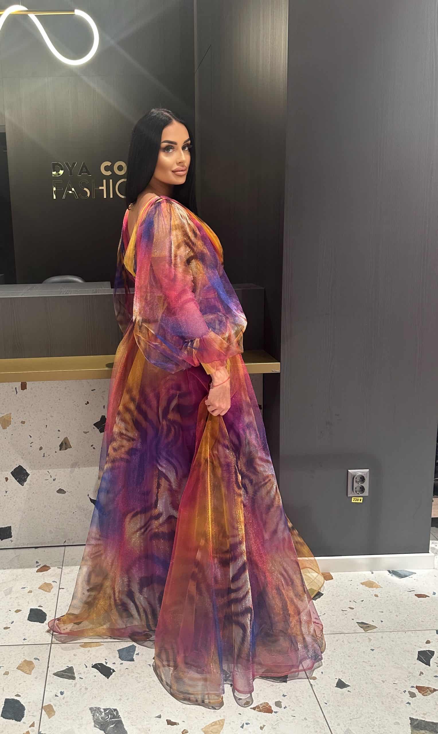 Rochie Flow Degrade DYA415 - imagine 3