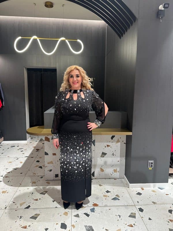 Rochie Lunga Lux DYA357 - imagine 3