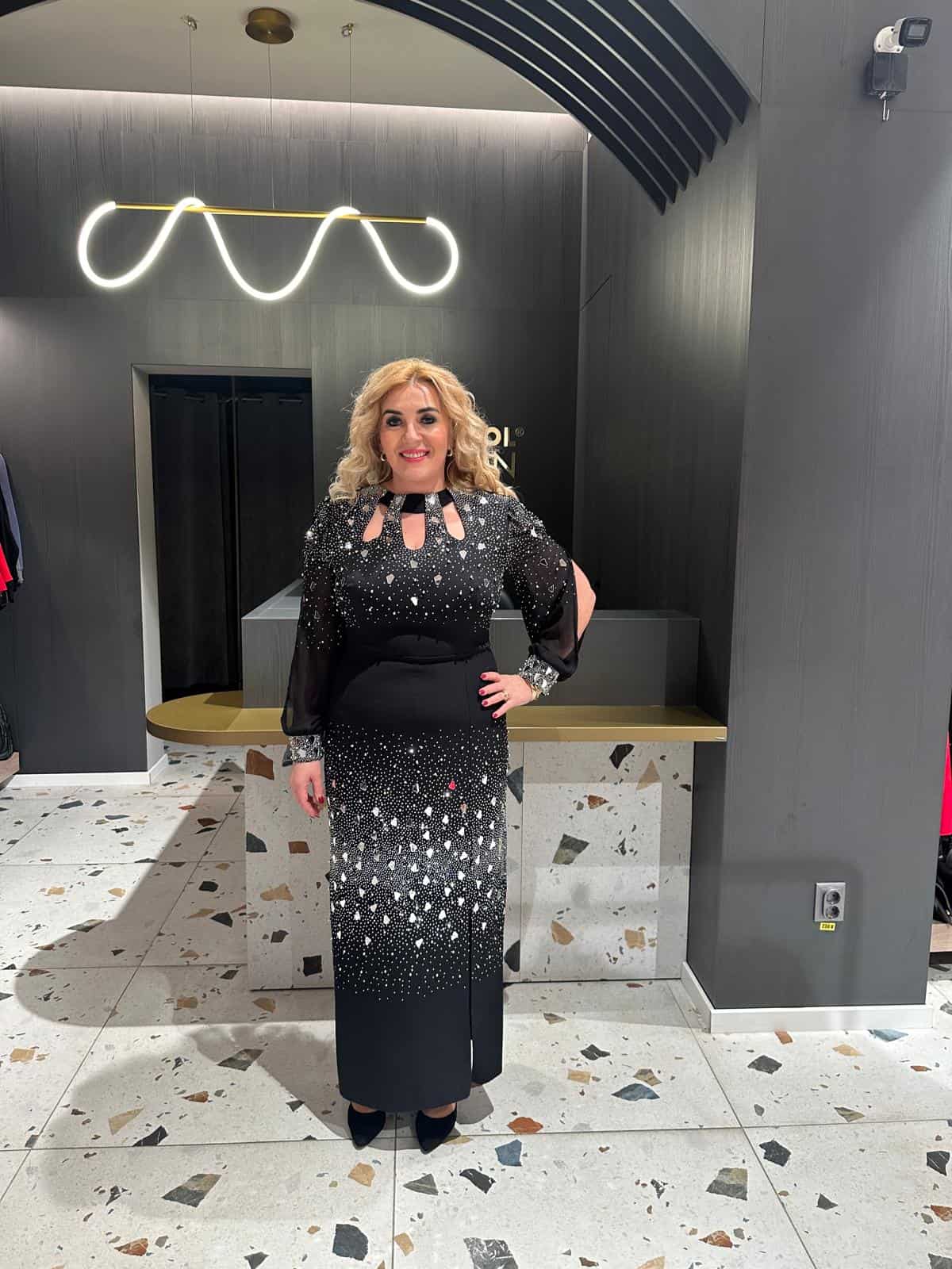 Rochie Lunga Lux DYA357 - imagine 3