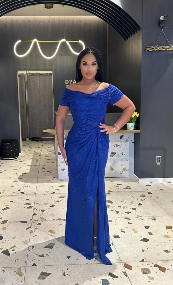 Rochie Albastra Royal DYA364