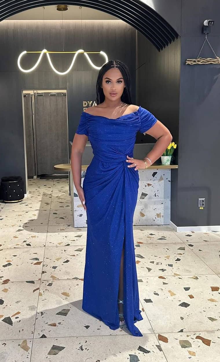 Rochie Albastra Royal DYA364