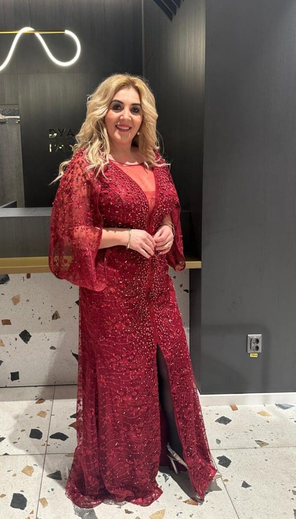 Rochie Lunga Rosie DYA367 - imagine 4