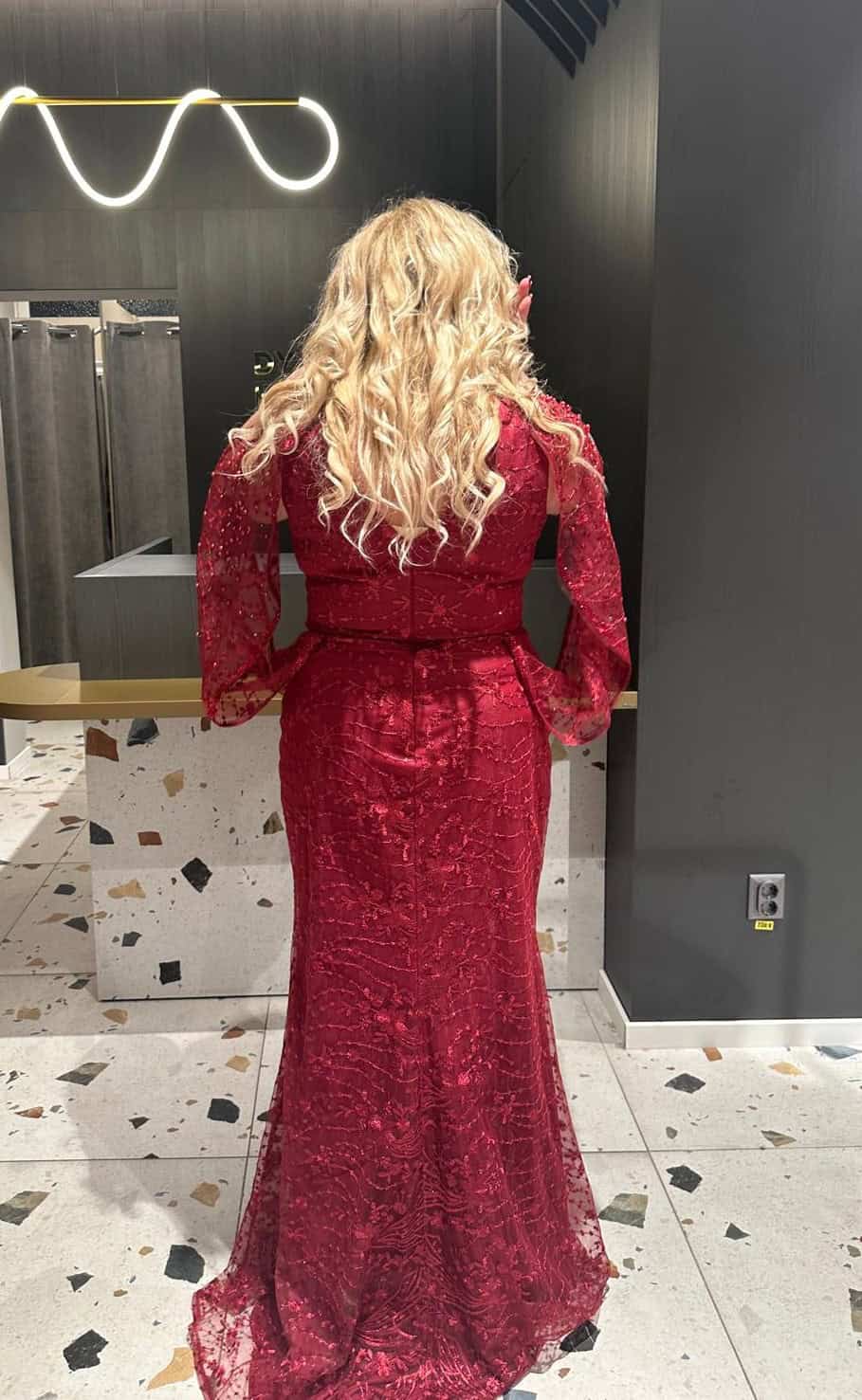 Rochie Lunga Rosie DYA367 - imagine 5
