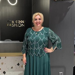 Rochie Lungă Verde Leaf DYA446