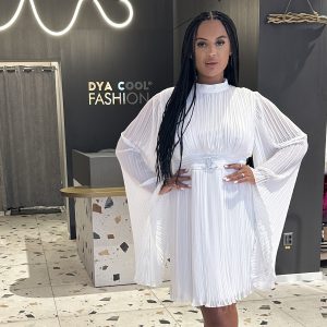 Rochie Scurta cu Pliuri DYA462