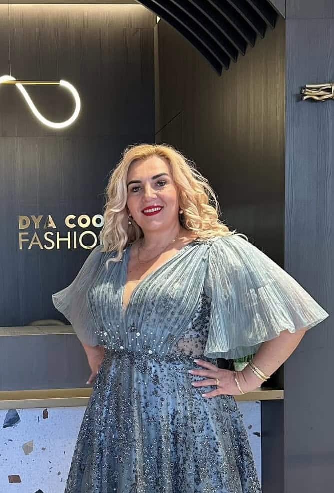 Rochie Bleu Ciel DYA436 - imagine 5