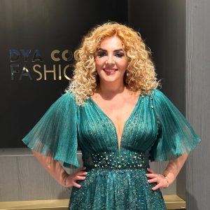 Rochie Lunga Lux Verde DYA580