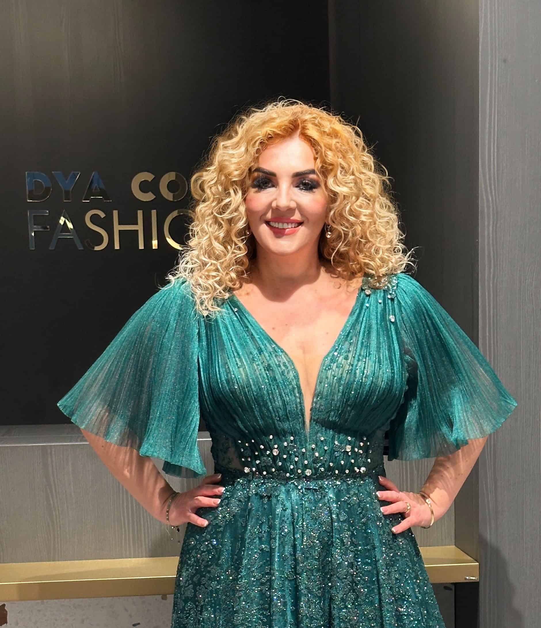 Rochie Lunga Lux Verde DYA580