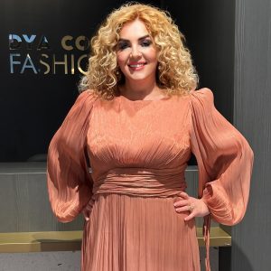 Rochie Lunga Larga Caramiziu DYA572