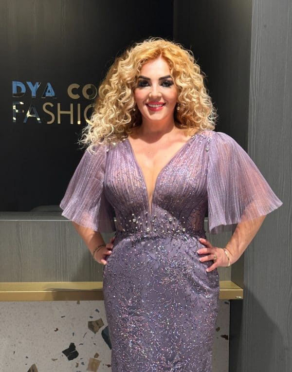 Rochie Lunga Lux Mov DYA577