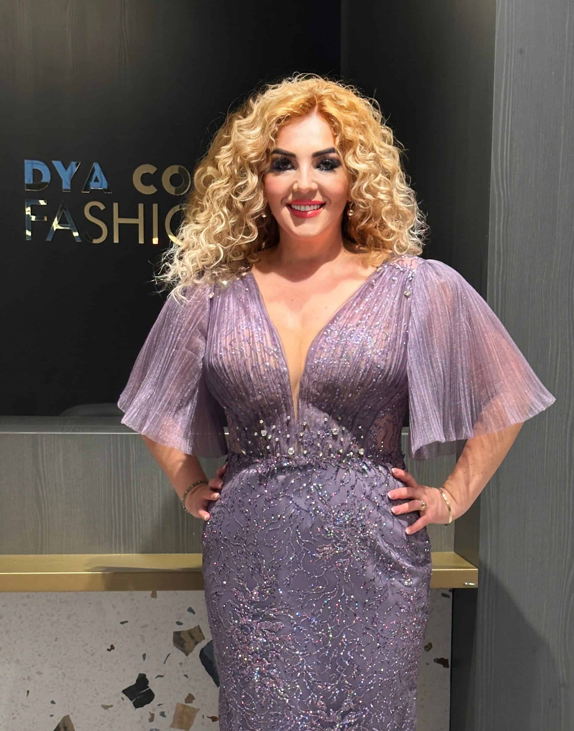 Rochie Lunga Lux Mov DYA577
