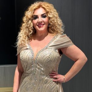 Rochie Lunga  Lux Crem DYA581