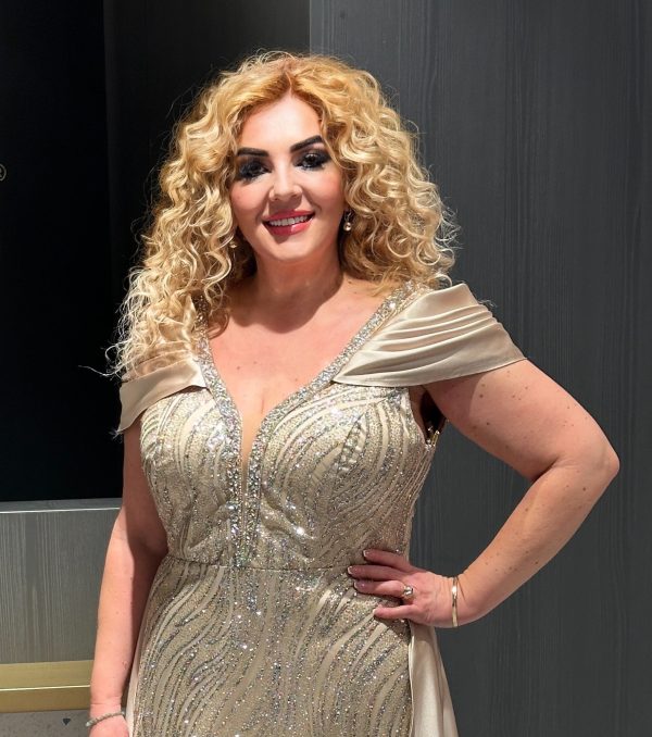 Rochie Lunga  Lux Crem DYA581