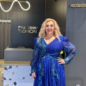 Rochie lunga Albastru Larga DYA622