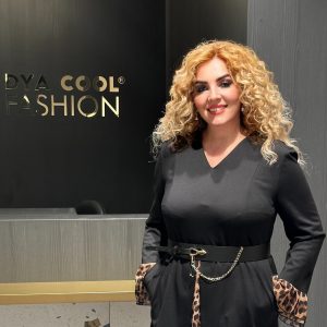 Rochie Midi Negru cu Print DYA586