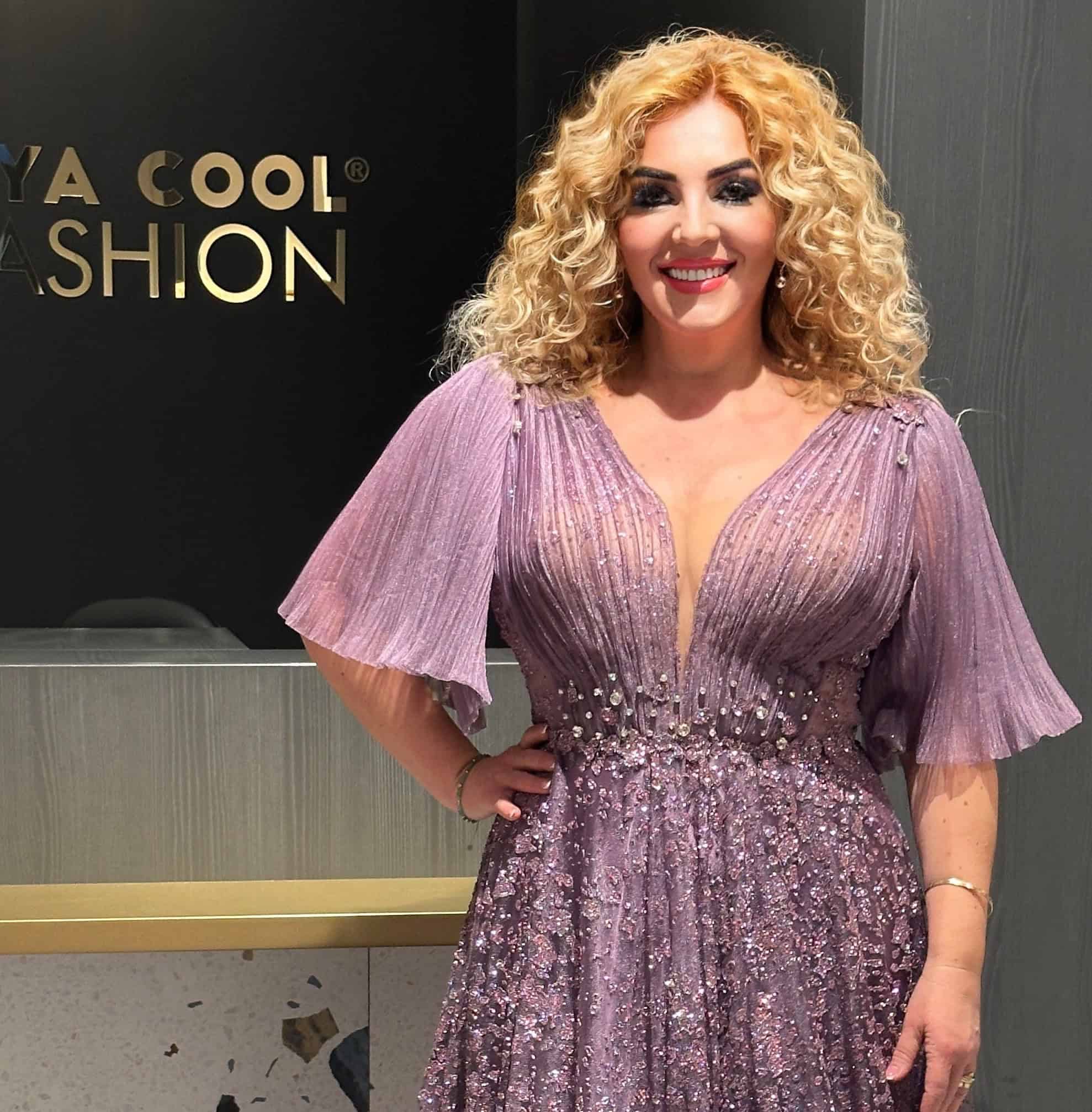 Rochie Lunga Lux Mov DYA579