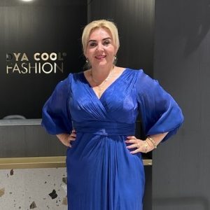 Rochie Lunga Albastru Royal DYA624