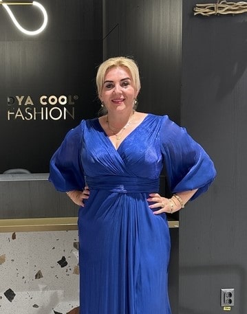 Rochie Lunga Albastru Royal DYA624