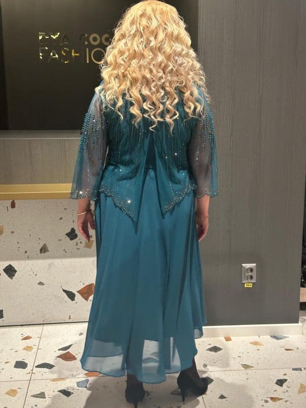 Rochie Midi Verde DYA653 - imagine 4