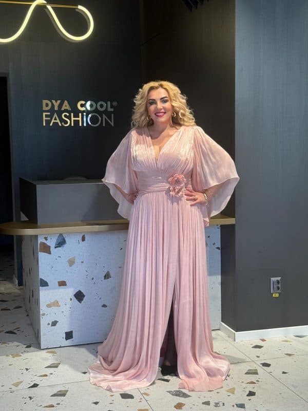 Rochie Lunga Roz DYA664