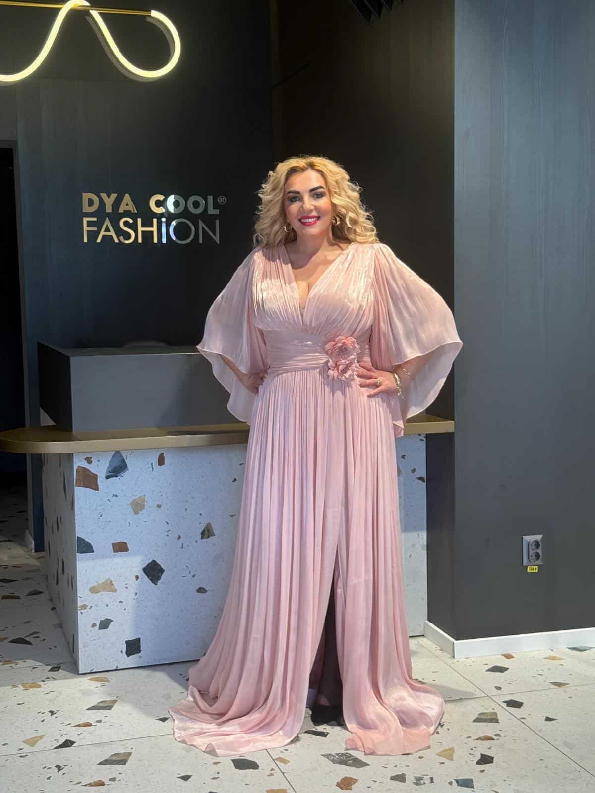 Rochie Lunga Roz DYA664