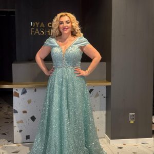 Rochie Lux Lunga Verde-Menta DYA674