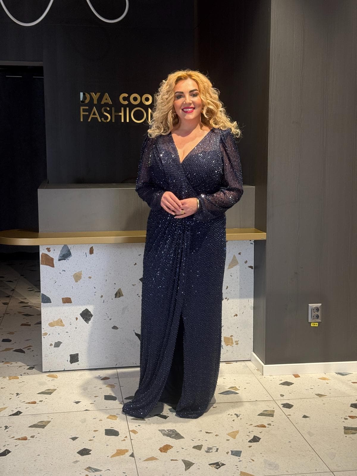 Rochie Lux Bleumain DYA683 - imagine 3