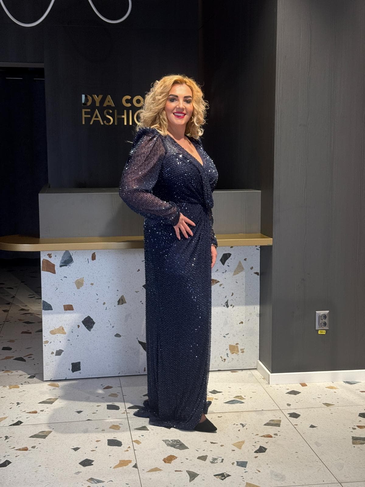 Rochie Lux Bleumain DYA683 - imagine 4