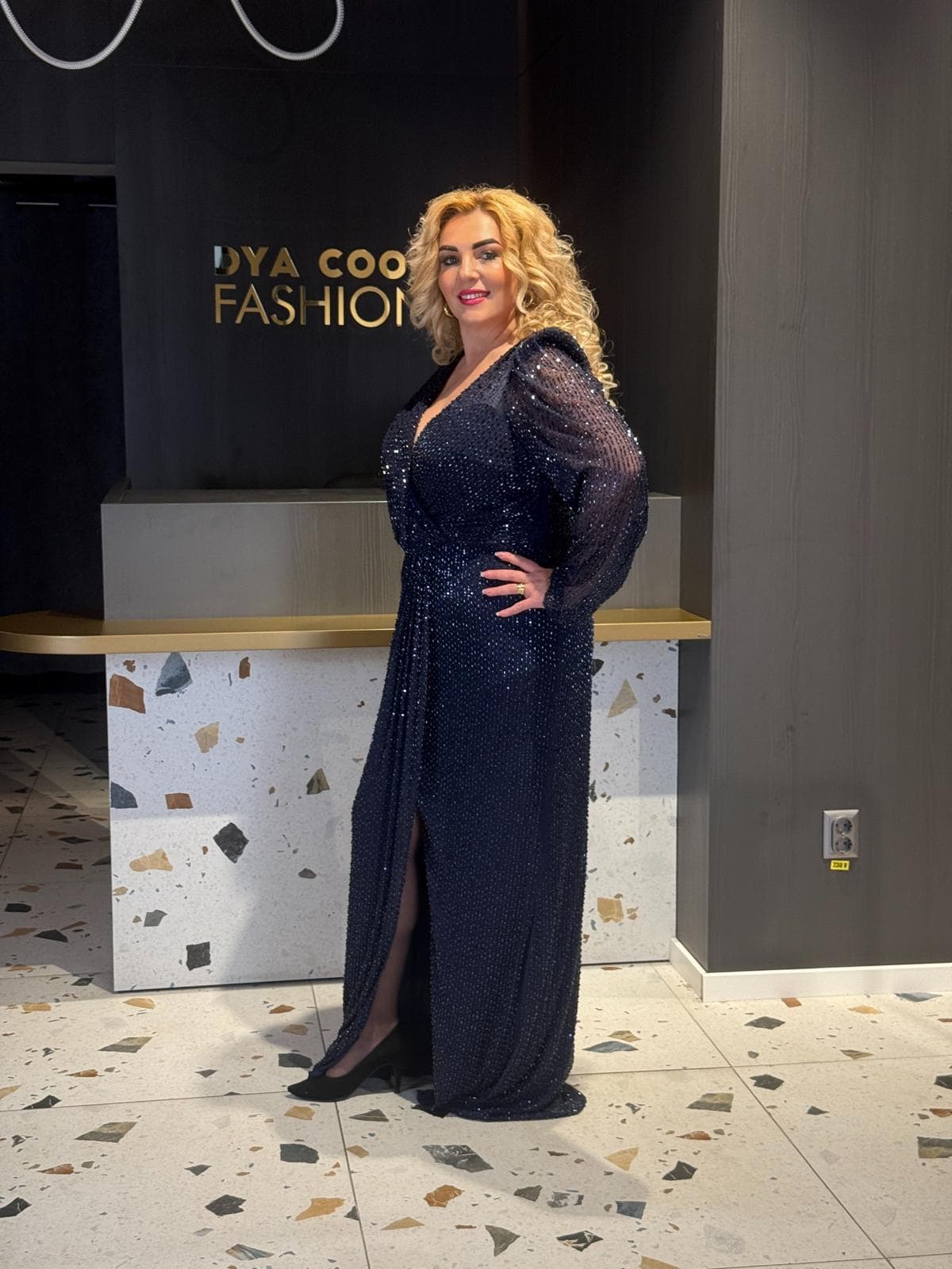 Rochie Lux Bleumain DYA683 - imagine 5