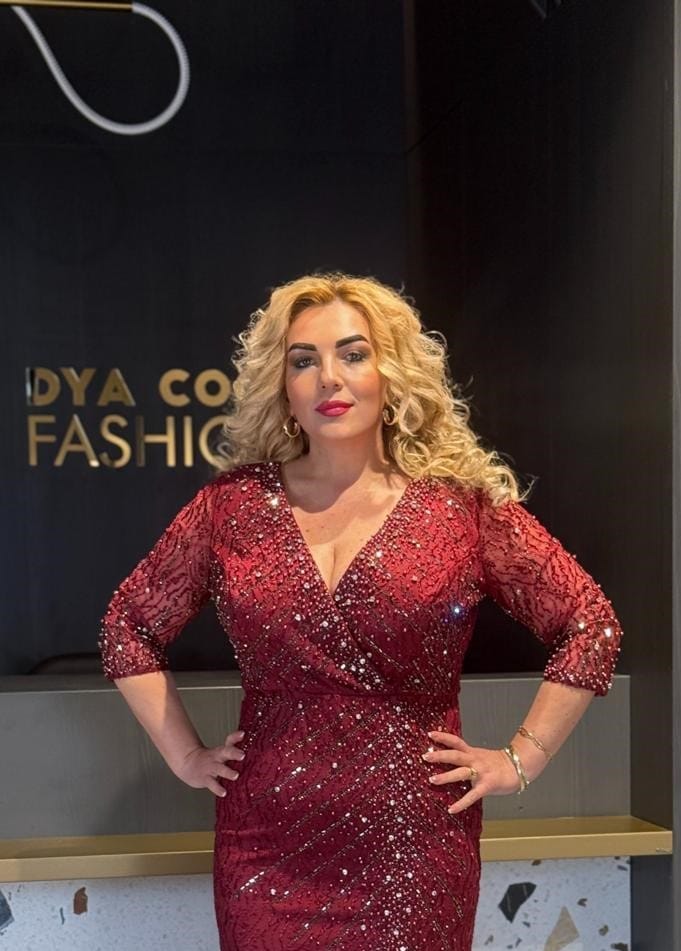 Rochie LungaVisiniu cu Pietricele DYA694