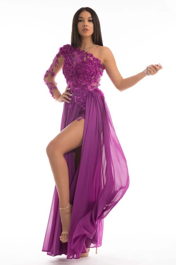 Rochie Iris Fucsia - imagine 3